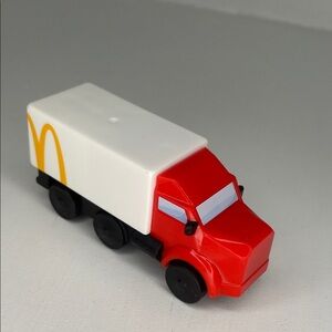 Lil McDonald's 2025 Happy Meal delivery truck toy.